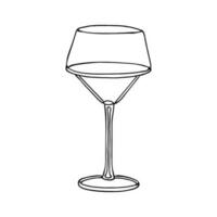 taças de vinho contínuo linha desenho. mão desenhado simples vetor ilustração. isolado em off white fundo. Projeto elemento perfeito para poster, cartão, convite, camiseta imprimir, parede decoração.