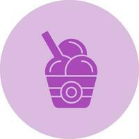 ícone de vetor de sorvete