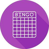 ícone de vetor de bingo