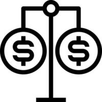 ilustração em vetor dólar em um ícones de symbols.vector de qualidade background.premium para conceito e design gráfico.