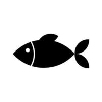 peixe ícone vetor. frutos do mar ilustração placa. Comida símbolo ou logotipo. vetor