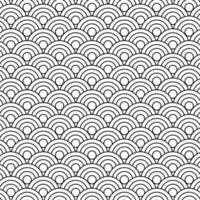 abstrato geométrico Preto peixe escala padronizar para papel de parede e fundo. vetor