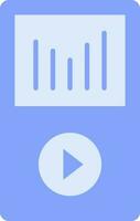 mp3 jogador ícone vetor imagem. adequado para Móvel aplicativos, rede apps e impressão meios de comunicação.