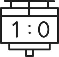 placar ícone vetor imagem. adequado para Móvel aplicativos, rede apps e impressão meios de comunicação.