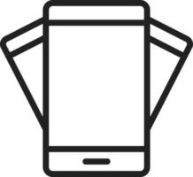 Smartphone mexe ícone vetor imagem. adequado para Móvel aplicativos, rede apps e impressão meios de comunicação.