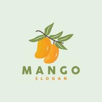 manga logotipo, fruta Projeto simples minimalista estilo, fruta suco vetor, ícone símbolo ilustração vetor