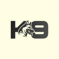 k9 cachorro logotipo vetor