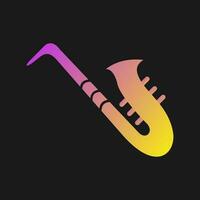 ícone de vetor de saxofone