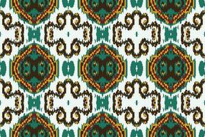 africano ikat damasco paisley bordado fundo. geométrico étnico oriental padronizar tradicional. ikat asteca estilo abstrato vetor ilustração. Projeto para impressão textura, tecido, saree, sari, tapete.