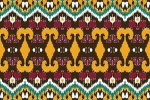 motivo ikat desatado padronizar bordado fundo. geométrico étnico oriental padronizar tradicional. ikat asteca estilo abstrato vetor ilustração. Projeto para impressão textura, tecido, saree, sari, tapete.