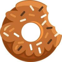 doce rosquinha todo plano Comida ilustração vetor