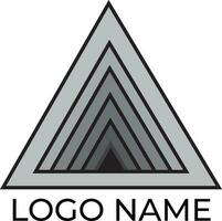 triângulo ícone logotipo pró vetor