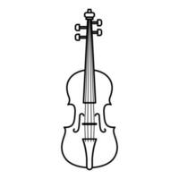 violino ícone para logotipo e mais... vetor