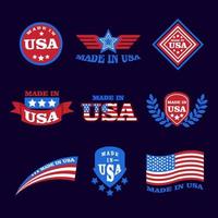 logotipo da made in USA vetor