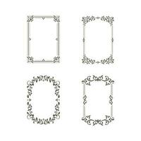 ornamental quadros conjunto vetor