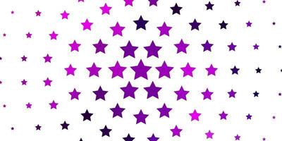 fundo vector rosa claro roxo com estrelas pequenas e grandes.