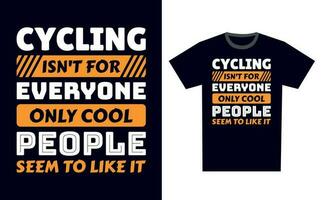 ciclismo t camisa Projeto modelo vetor