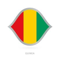 Guiné nacional equipe bandeira dentro estilo para internacional basquetebol competições. vetor