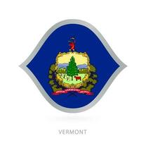 Vermont nacional equipe bandeira dentro estilo para internacional basquetebol competições. vetor