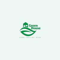 vetor de logotipo de casa verde