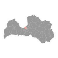 riga mapa, administrativo divisão do Letônia. vetor ilustração.