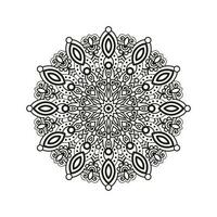 decorativo mandala e padronizar para mehndi, casamento, islamismo. esboço mandalas coloração livro página. vetor