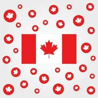 Canadá bandeira, Canadá independência dia conceito ilustração vetor