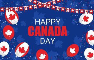 feliz dia do Canadá comemorando o fundo
