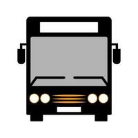 vetor ônibus ícone símbolo em branco fundo dentro na moda estilo. adequado para muitos propósitos. livre vetor ilustração.