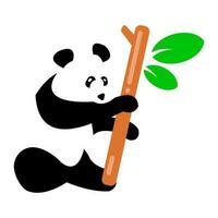 panda ícone ilustração vetor