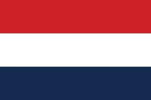 bandeira do Holanda. Países Baixos bandeira vetor