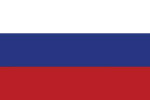 bandeira do Rússia. russo bandeira vetor