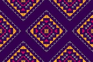 padrão geométrico étnico sem costura tradicional. impressão de ornamento étnico asteca. estilo de padrão tribal. vetor
