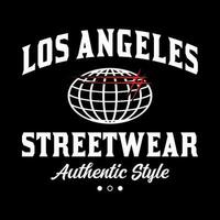 los angeles ano 2000 streetwear vintage estilo colorida slogan citar vetor ícone ilustração fundo. adequado para camiseta, roupas, poster, bandeira, folheto, adesivo