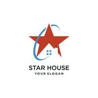 Estrela logotipo Projeto idéia com único estilo conceito vetor