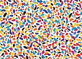 multicolorido granulados desatado fundo colorida granulados em uma branco fundo, dentro a estilo do minimalista golpes, geométrico formas padrões, minimalista fundos, inspirado em graffiti vetor