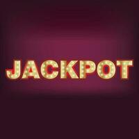 jackpot, ganhar 10 eps ícone, vetor, ilustração, símbolo vetor