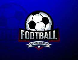 futebol logotipo projeto, Esportes logotipo vetor