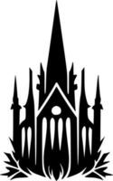 gótico - minimalista e plano logotipo - vetor ilustração