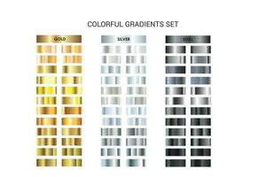 colorida gradientes conjunto vetor