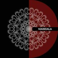 mandala modelo para impressão pronto vetor