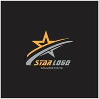 Estrela logotipo ilustração vetor e símbolo Projeto