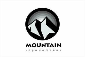 montanha logotipo excelente vetor