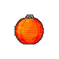 tradicional ásia lanterna jogos pixel arte vetor ilustração
