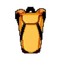 mochila mochila acampamento jogos pixel arte vetor ilustração