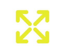 off white logotipo marca amarelo símbolo Projeto roupas ícone abstrato vetor ilustração