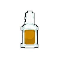 adesivo cola garrafa jogos pixel arte vetor ilustração