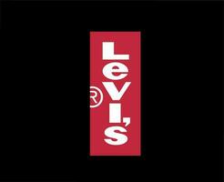 levis logotipo marca roupas símbolo Projeto moda vetor ilustração com Preto fundo