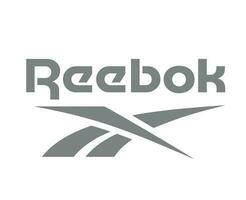 reebok marca logotipo cinzento símbolo roupas Projeto ícone abstrato vetor ilustração