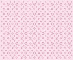 Louis Vuitton fundo marca logotipo Rosa símbolo Projeto roupas moda vetor ilustração